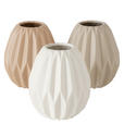 VASE  - Taupe/Beige, Trend, Keramik (11/13.0cm) - Ambia Home