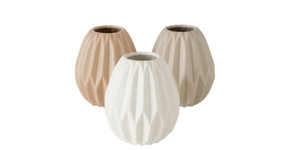 VASE  - Taupe/Beige, Trend, Keramik (11/13.0cm) - Ambia Home