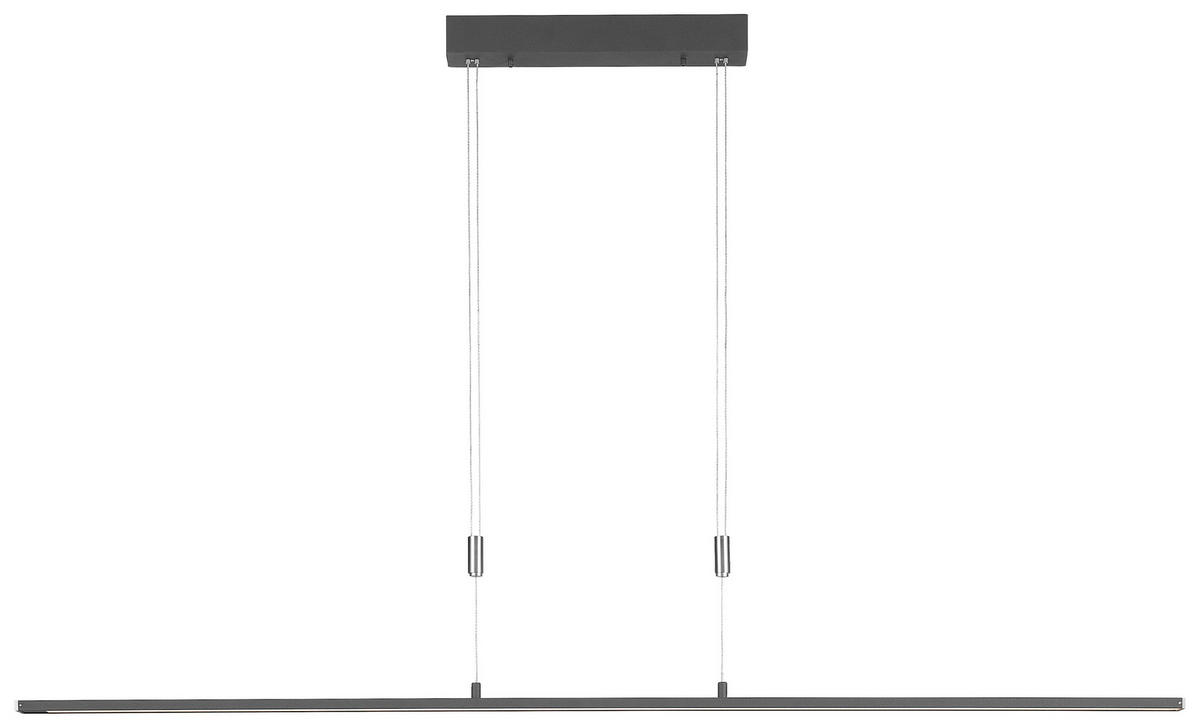 LED-HÄNGELEUCHTE 6/160 cm  - Schwarz, Design, Metall (6/160cm)