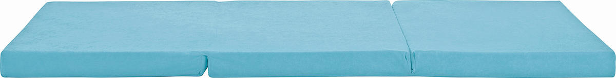 Faltmatratze Basic 189x65 cm Höhe ca.: 8 cm, H2 = mittel,  - Hellblau, KONVENTIONELL, Textil (189/65/8cm)
