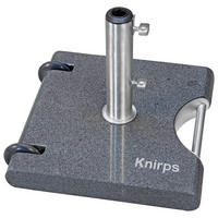 SONNENSCHIRMSTÄNDER Granit Anthrazit  - Anthrazit, Basics, Stein/Metall (48/7/48cm) - KNIRPS