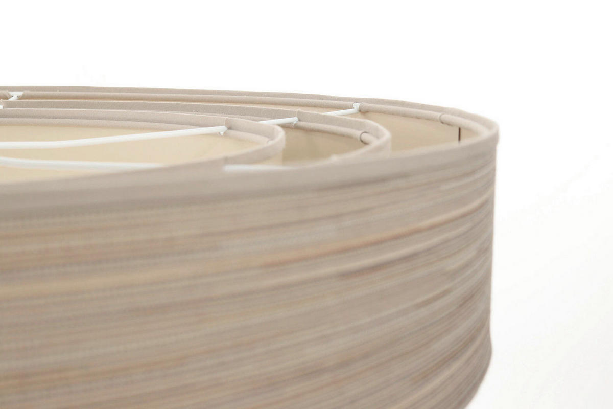 HÄNGELEUCHTE Boho Elegant 60/89 cm   - Beige/Karamell, Design, Kunststoff/Textil (60/89cm)