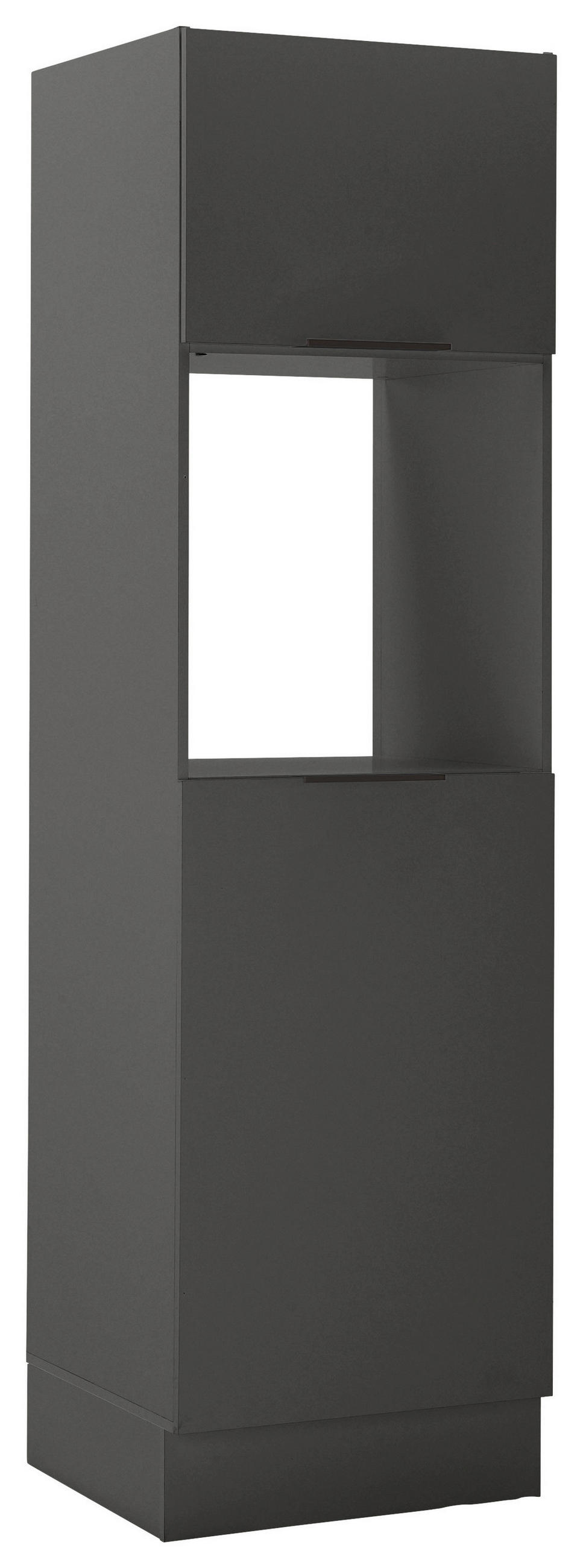SKÅP FÖR VITVAROR 60/211/57 cm i grafitfärgad 211/60/57 cm