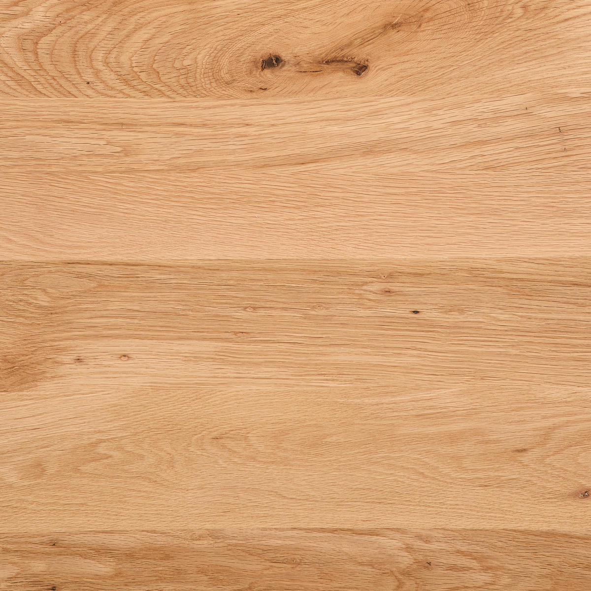 ESSTISCH Eiche vollmassiv rechteckig Schwarz, Eichefarben  - Eichefarben/Schwarz, Design, Holz/Metall (180/90/76cm) - home24