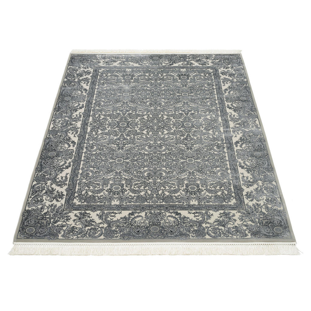 Thumbnail - Dieter Knoll Orientteppich Dieter Knoll, Creme, Grau, Textil, Abstraktes, rechteckig, 67x130 cm, Oeko-Tex® Standard 100,...