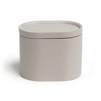 AUFBEWAHRUNGSBOX - Beige, Basics, Kunststoff (10/7/8cm) - Moeve