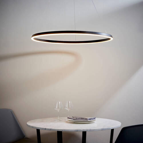 LED-HÄNGELEUCHTE 80/150 cm  - Chromfarben/Bronzefarben, Design, Kunststoff/Metall (80/150cm) - ENDON
