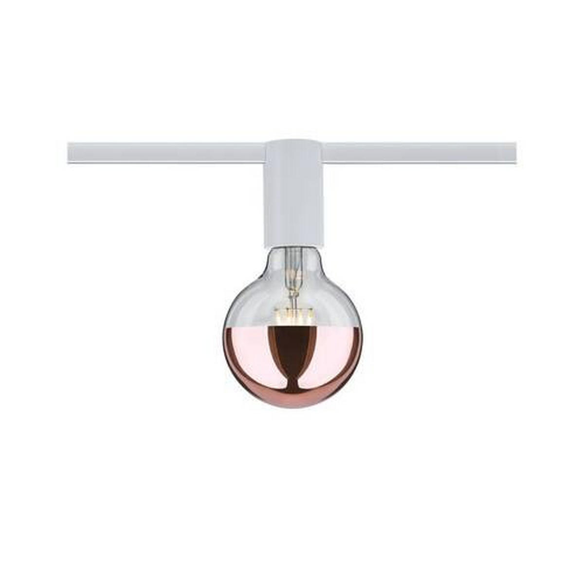 SCHIENENSYSTEM-STRAHLER - Weiß, Basics, Metall (5,5/9,6cm) - Paulmann