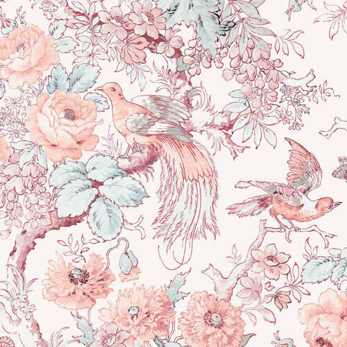 Xora Vliestapete Pink 52x1005 cm