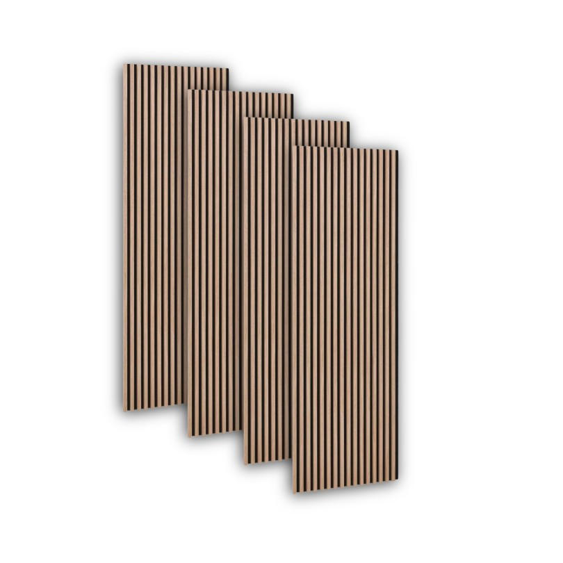 AKUSTICKÝ PANEL 41/120/2,1 cm  - farba vlašského orecha, Design, kompozitné drevo/plast (41/120/2,1cm) - Livetastic