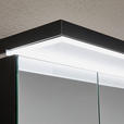 BADEZIMMER 3-teilig  in 90 cm  - Chromfarben/Weiß, Basics, Glas/Keramik (90cm) - Novel