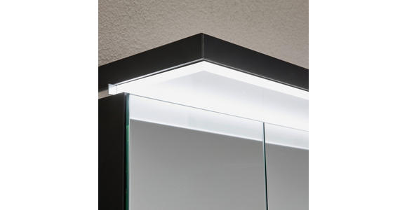BADEZIMMER 3-teilig  in 90 cm  - Chromfarben/Weiß, Basics, Glas/Keramik (90cm) - Novel