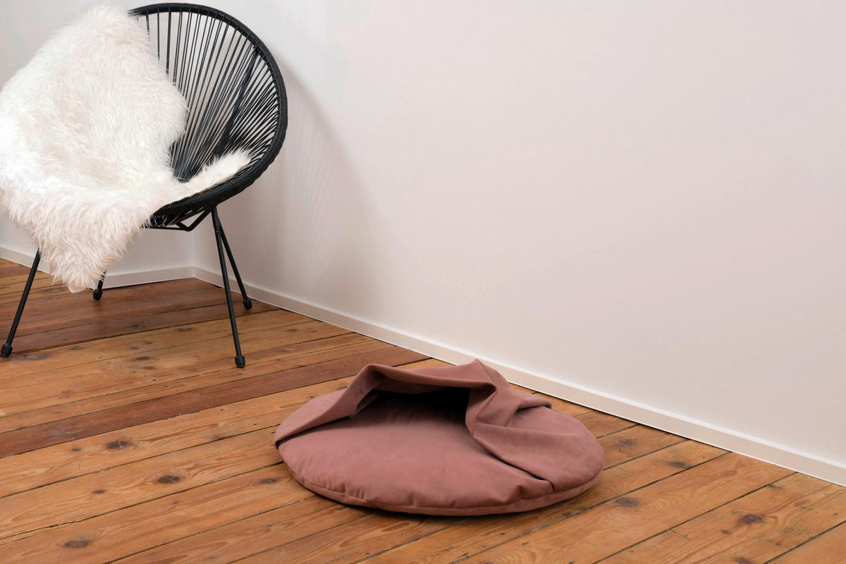 HAUSTIERKISSEN - Rosa, KONVENTIONELL, Textil (80/80cm)
