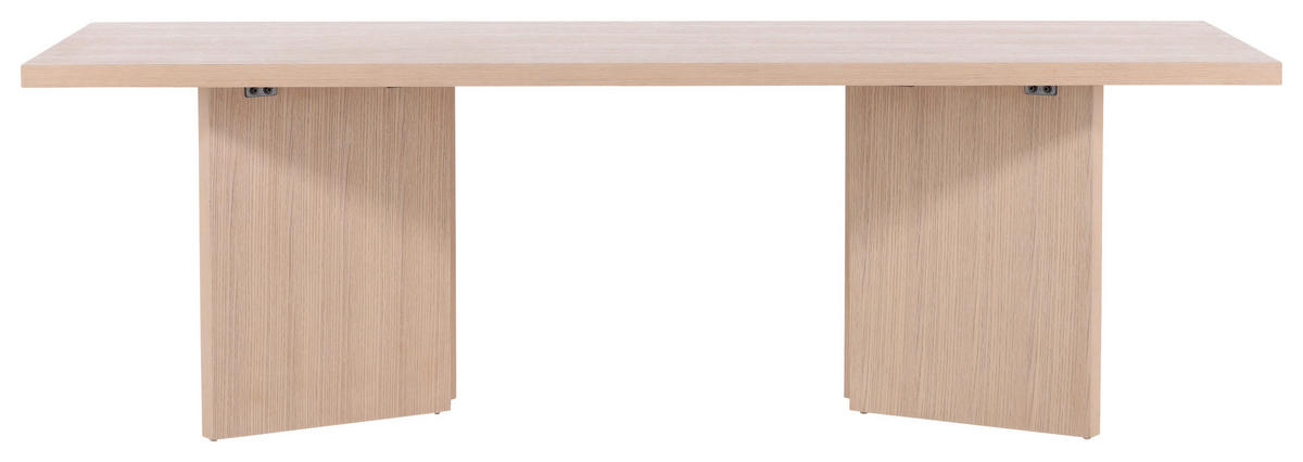 MATBORD i trä, trämaterial 240/100/74 cm   - beige, Design, trämaterial/trä (240/100/74cm) - Livetastic