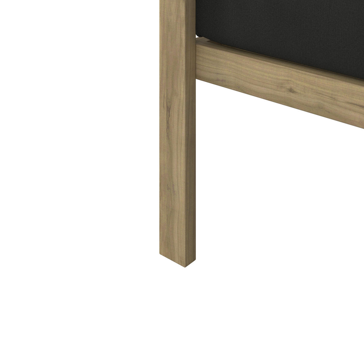SET MOBILIER DE GRĂDINĂ  - gri închis/culoare lemn acacia, Modern, lemn/textil - Ambia Garden