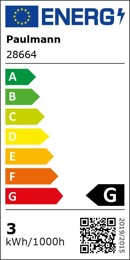 LED-LEUCHTMITTEL   1x2,6W W E27  - Klar/Silberfarben, Basics, Glas (7,2cm) - Paulmann