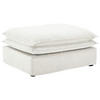 HOCKER in Textil Weiß  - Schwarz/Weiß, Trend, Kunststoff/Textil (90/46/105cm) - Livetastic