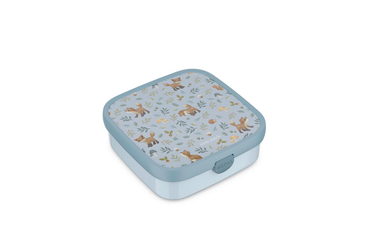 BROTZEITBOX - Hellbraun/Pastellblau, KONVENTIONELL (18,4/18,2/6,5cm) - Mepal