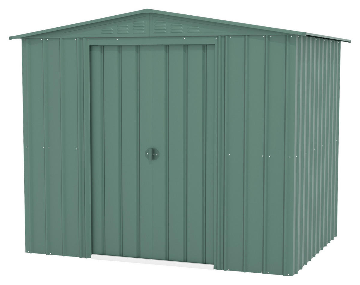 GERÄTEHAUS 245/198/185 cm  - Dunkelgrün, Basics, Metall (245/198/185cm)