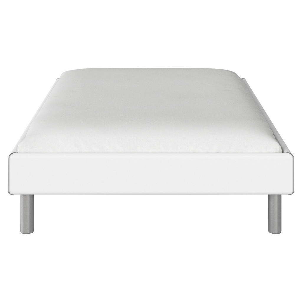 Thumbnail - Carryhome Bett, Weiß, Metall, 120x200 cm, Blauer Engel, Goldenes M, Made in Germany, in verschiedenen Holzdekoren erhält...