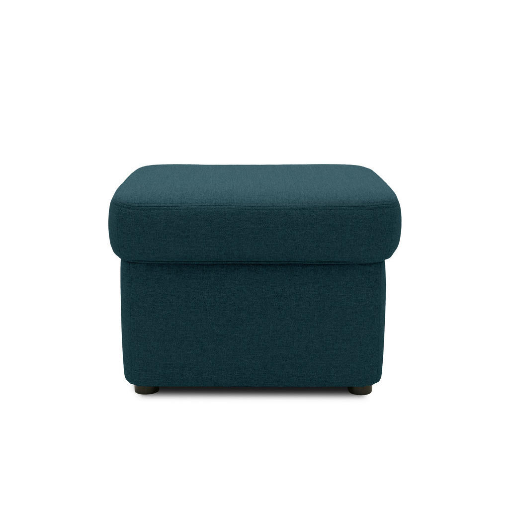 Thumbnail - Mid.you Hocker, Dunkelblau, Textil, Uni, quadratisch, 61x40x61 cm, Made in EU, FSC Mix, Wohnzimmer, Hocker, Sitzhocker