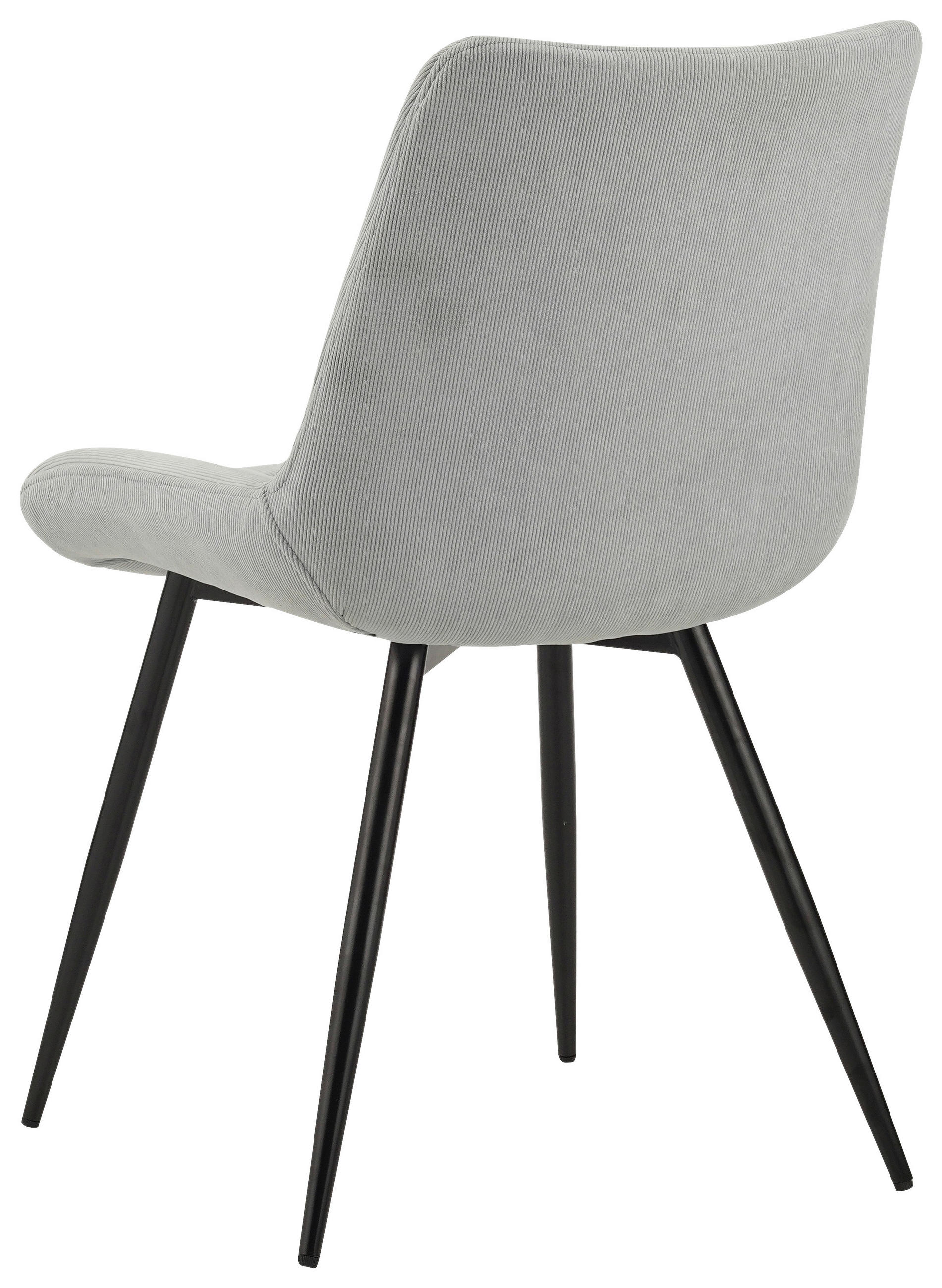 SCAUN in metal, textil gri deschis  - gri deschis, Design, metal/textil (54/85/63cm) - Carryhome