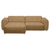ECKSOFA in Webstoff Senfgelb  171/265 cm  - Senfgelb/Schwarz, Design, Kunststoff/Textil (171/265cm) - home24