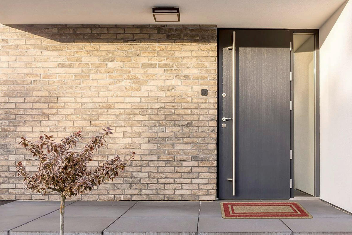 COVORAȘ DE INTRARE 33/60 cm  - maro/roșu, Basics, plastic/materiale naturale (33/60cm)