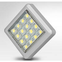 EINLEGEBODENBELEUCHTUNGS-SET  - Alufarben, MODERN, Kunststoff (5,2/1,1/5,2cm) - Livetastic