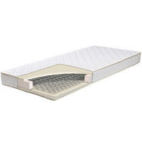 FEDERKERNMATRATZE Bonell 90/200 cm Höhe ca. 18 cm  - Weiß, Basics, Textil (90/200cm) - MID.YOU