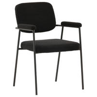 STUHL-SET  in Stahl  - Schwarz, Design, Textil/Metall (58/90/61cm) - Livetastic