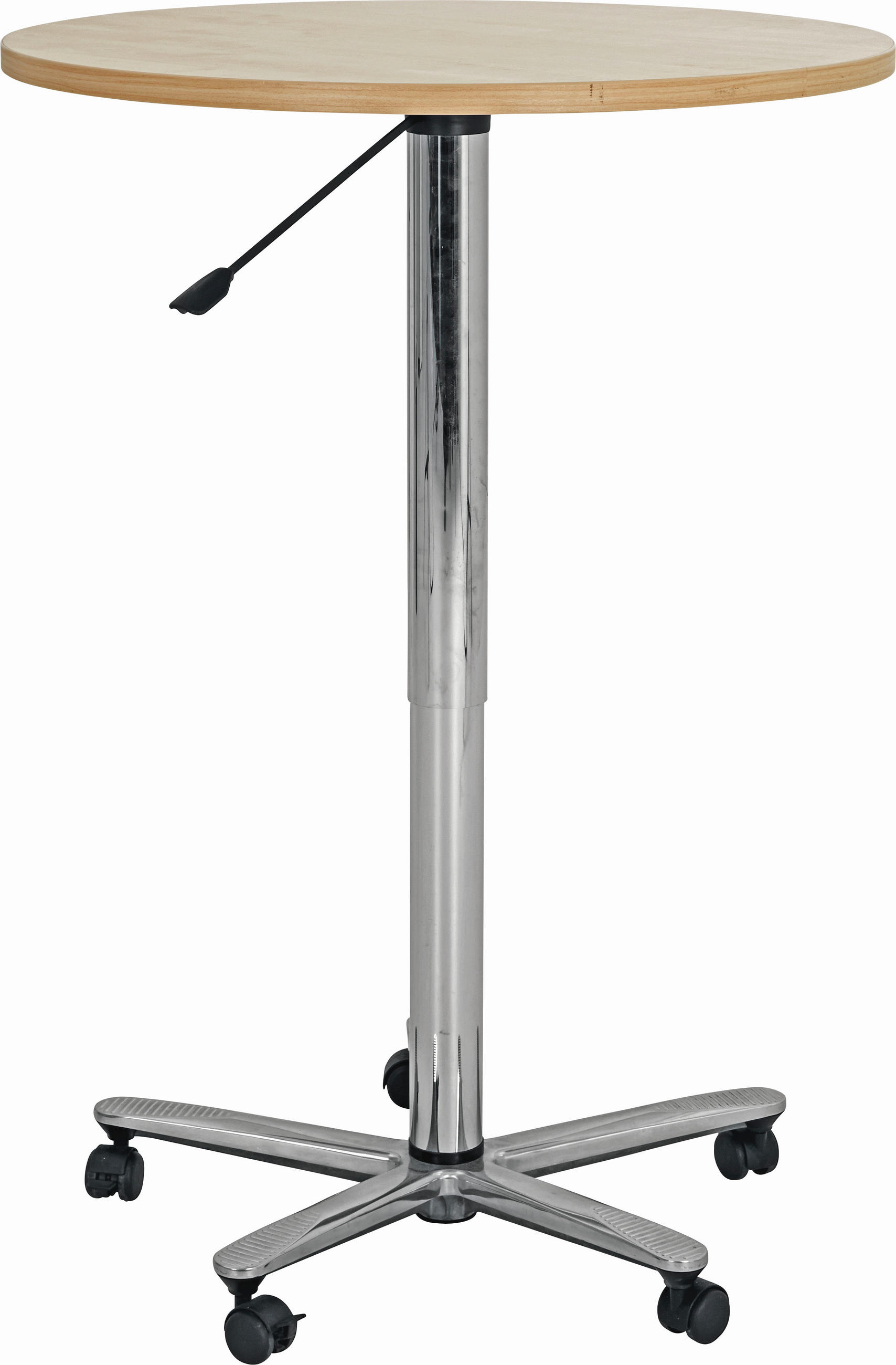 STEHTISCH Ahornfarben  - Ahornfarben, KONVENTIONELL, Holzwerkstoff/Metall (80/80/72-114cm) - Venda