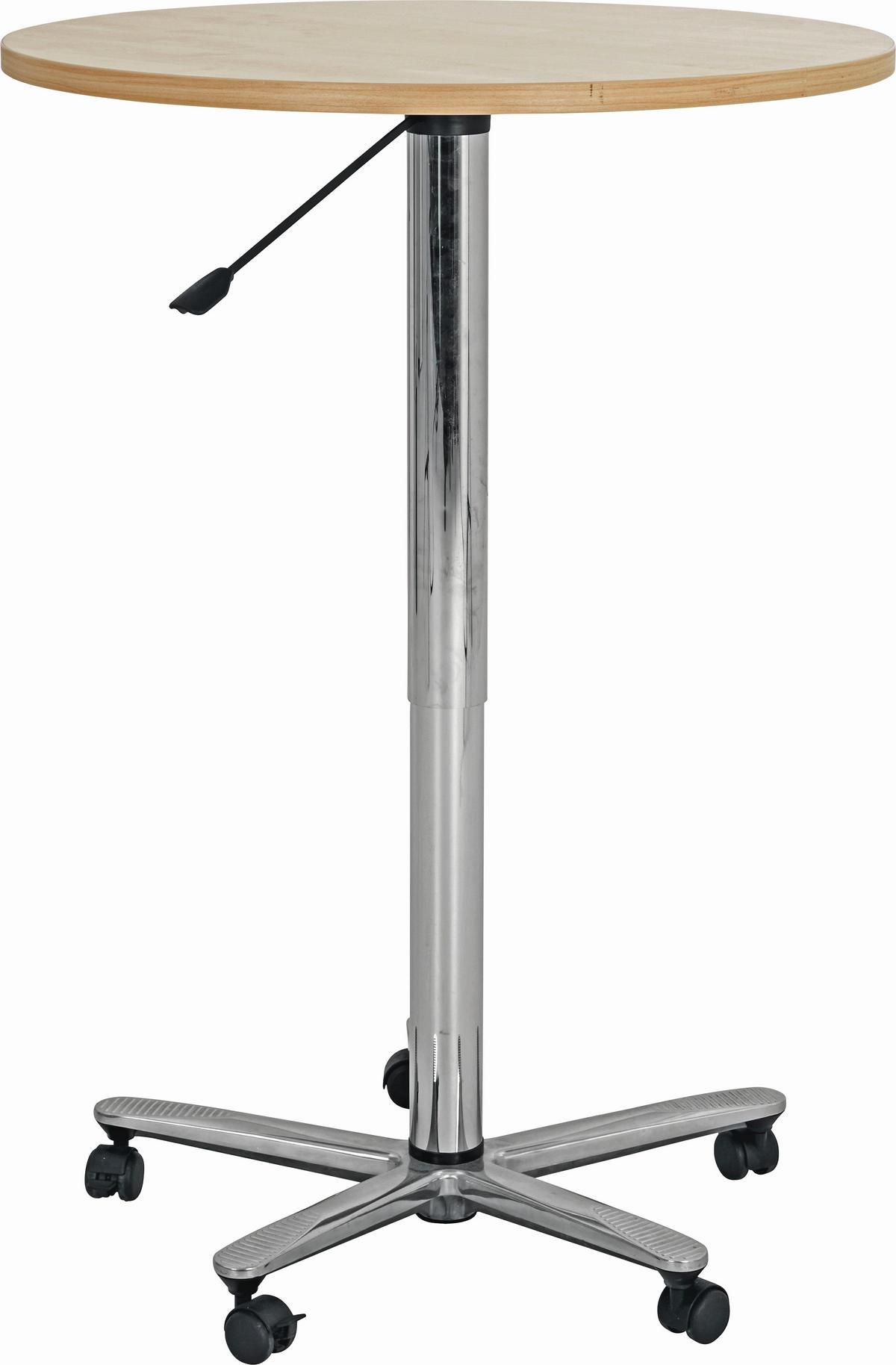 STEHTISCH Ahornfarben  - Ahornfarben, KONVENTIONELL, Holzwerkstoff/Metall (80/80/72-114cm) - Venda