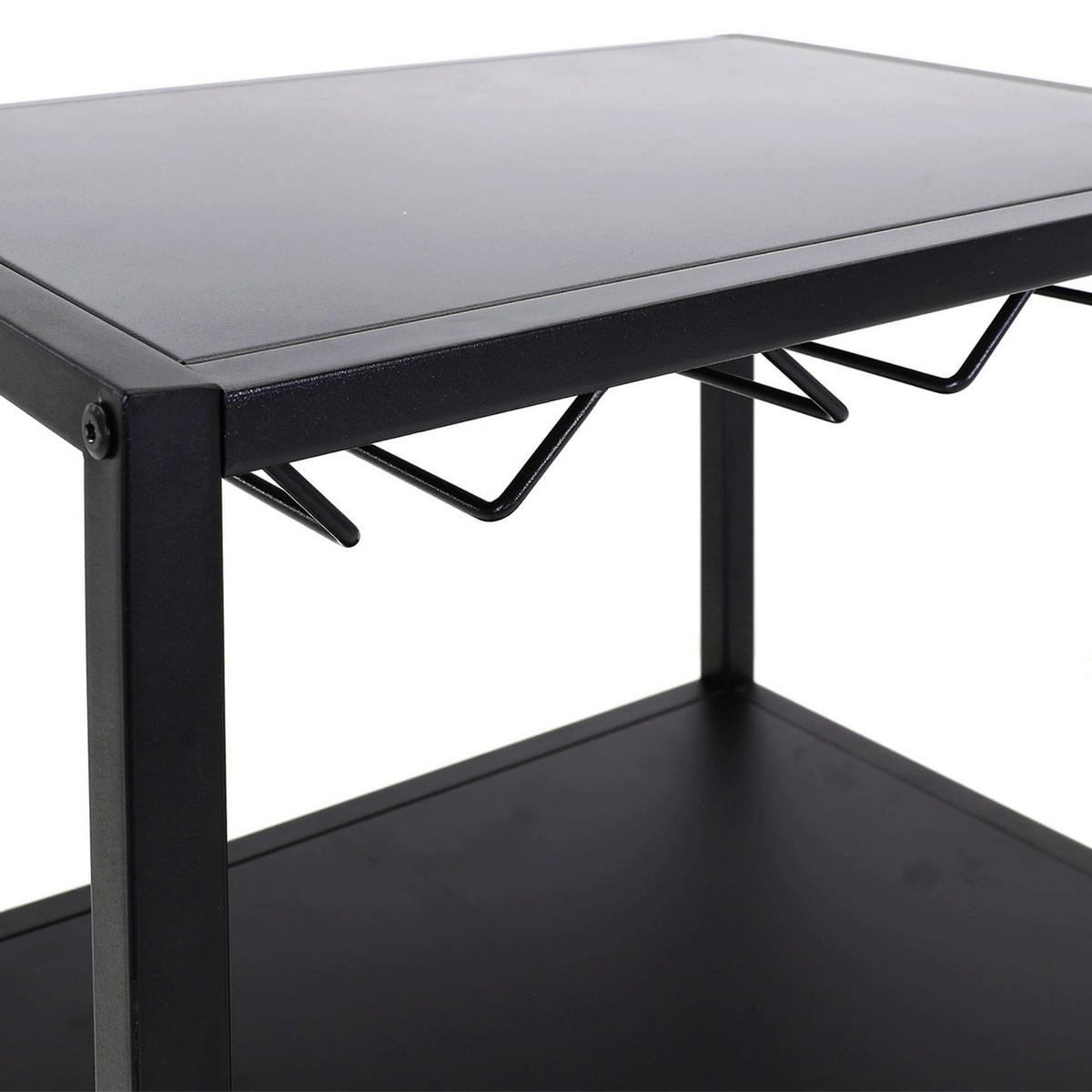 WEINREGAL 47/118/35 cm  - Anthrazit/Schwarz, Trend, Metall (47/118/35cm) - Livetastic