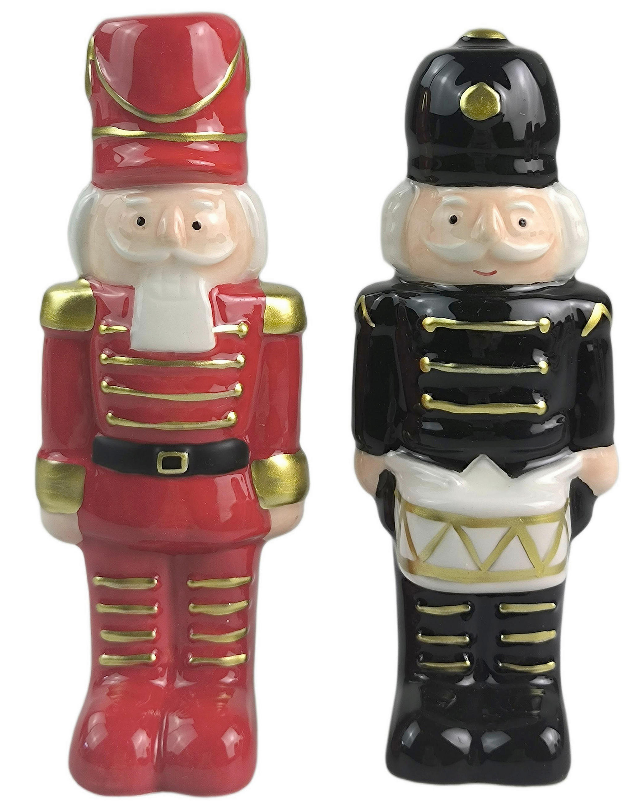 NUSSKNACKERFIGUR - Rot/Goldfarben, LIFESTYLE, Keramik (4,6/12,9/4,2cm) - X-Mas