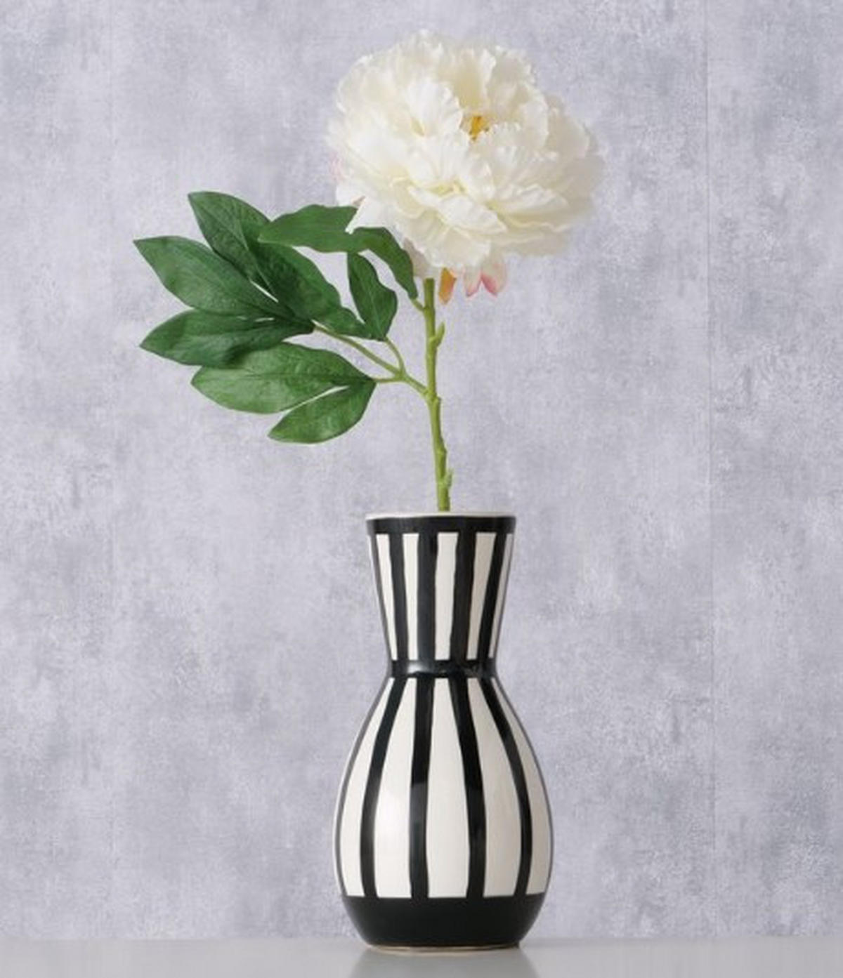 VAS 26 cm  - vit/svart, Natur, keramik (13/26cm)