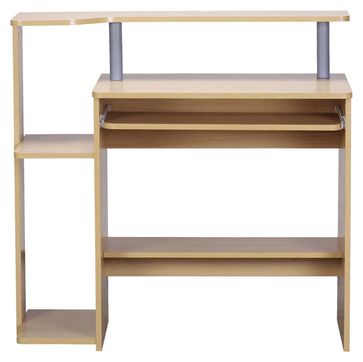 COMPUTERTISCH Buchefarben  - Buchefarben, KONVENTIONELL, Holzwerkstoff (48/94/90cm) - MID.YOU