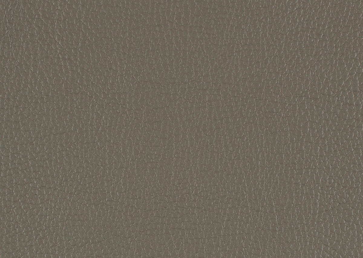 ECKSOFA in Echtleder Grau  - Grau, Design, Leder/Metall (307/188cm)
