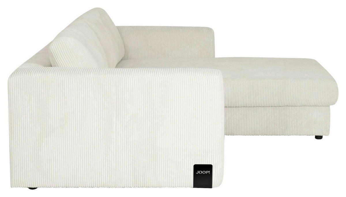 ECKSOFA JOOP Beige Cord  - Beige/Schwarz, KONVENTIONELL, Kunststoff/Textil (269/192cm) - Joop!