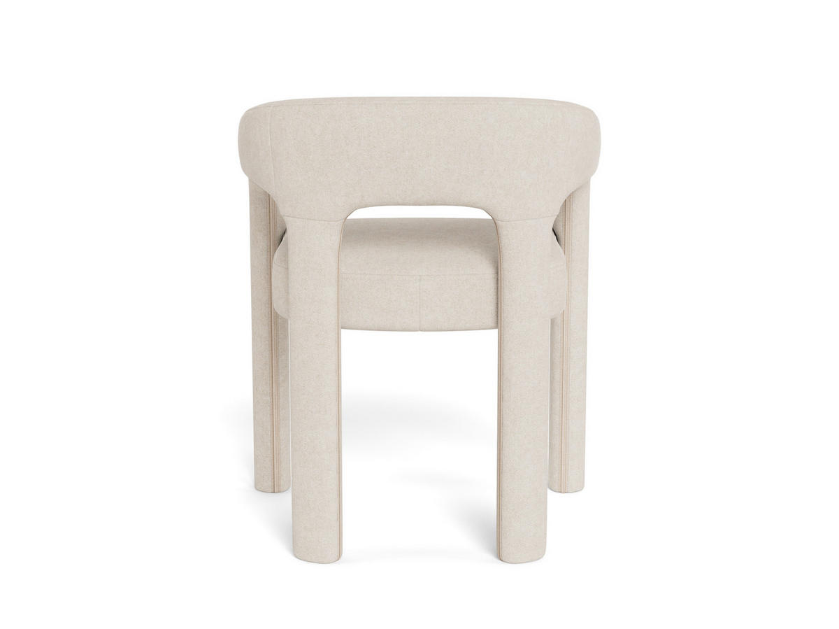 ARMLEHNSTUHL   Flachgewebe  - Beige, MODERN, Textil/Metall (58/76/55cm) - MID.YOU