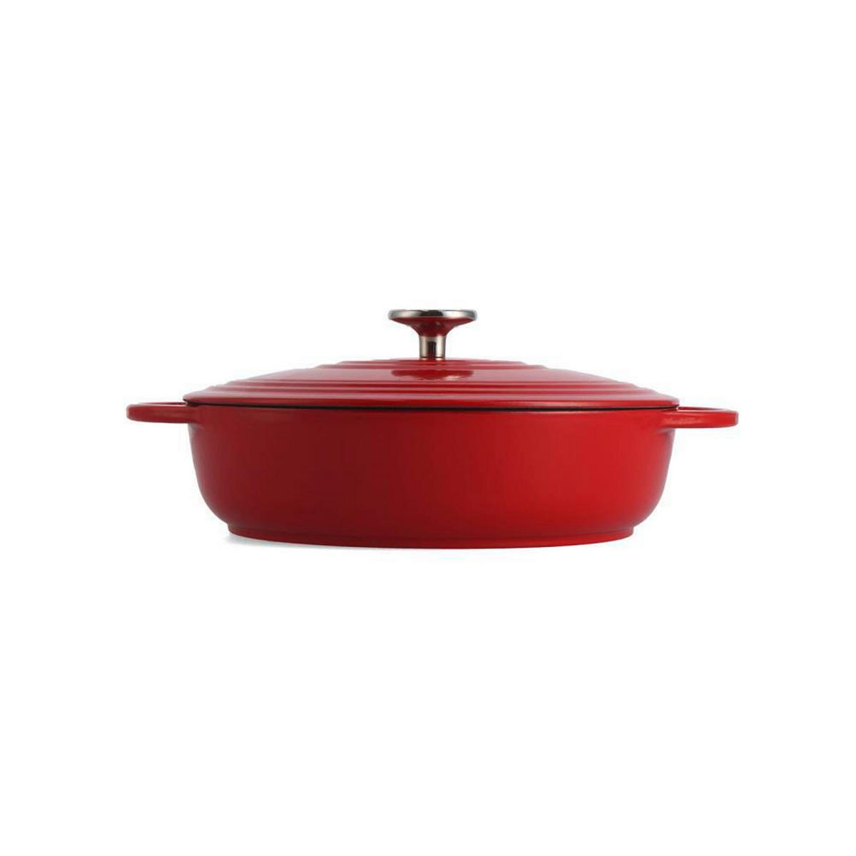 PLITKA ŠERPA  4 l  - crvena, Osnovno, metal (28cm)