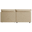 ECKSOFA Beige Webstoff Zierkissen, Rückenkissen, Rücken echt  - Beige/Schwarz, MODERN, Kunststoff/Textil (153/200cm) - Xora