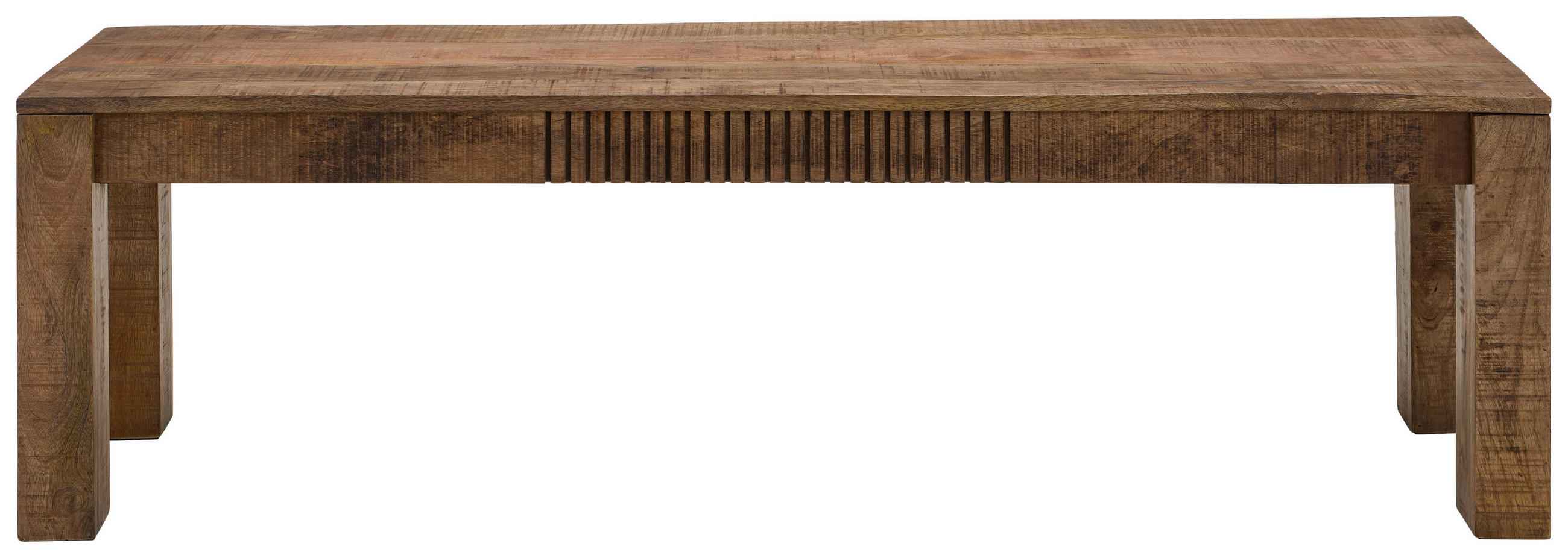 SITZBANK 160/45/40 cm Naturfarben Mangoholz massiv  - Naturfarben, Design, Holz (160/45/40cm) - Carryhome