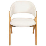 ARMLEHNSTUHL  Stoffauswahl Webstoff  - Eichefarben/Beige, MODERN, Holz/Textil (61/85/57cm) - Carryhome