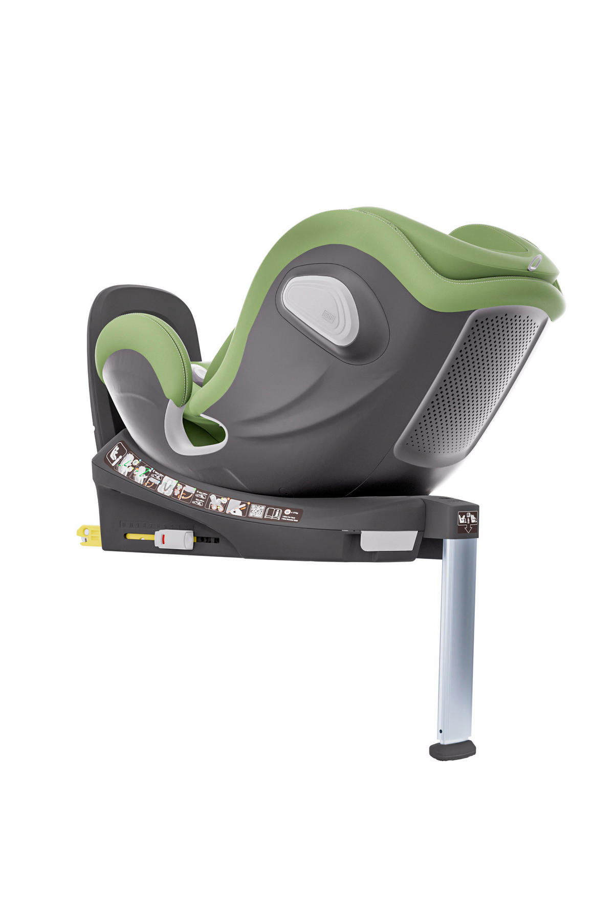 REBOARDER-KINDERSITZ Swan Fix  - Grün, Basics, Kunststoff/Textil (44/77/58.5cm) - AVOVA