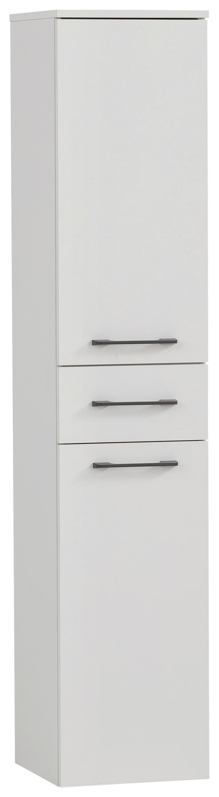HOCHSCHRANK 32,7/159,1/35,3 cm  - Anthrazit/Weiß, MODERN, Holzwerkstoff/Metall (32,7/159,1/35,3cm) - Stylife