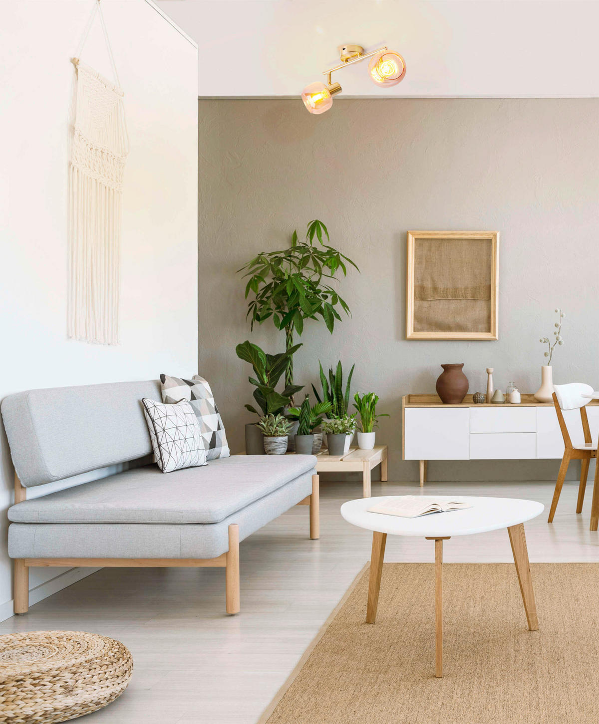 DECKENLEUCHTE   - Messingfarben, Design, Glas/Metall (20cm) - Näve