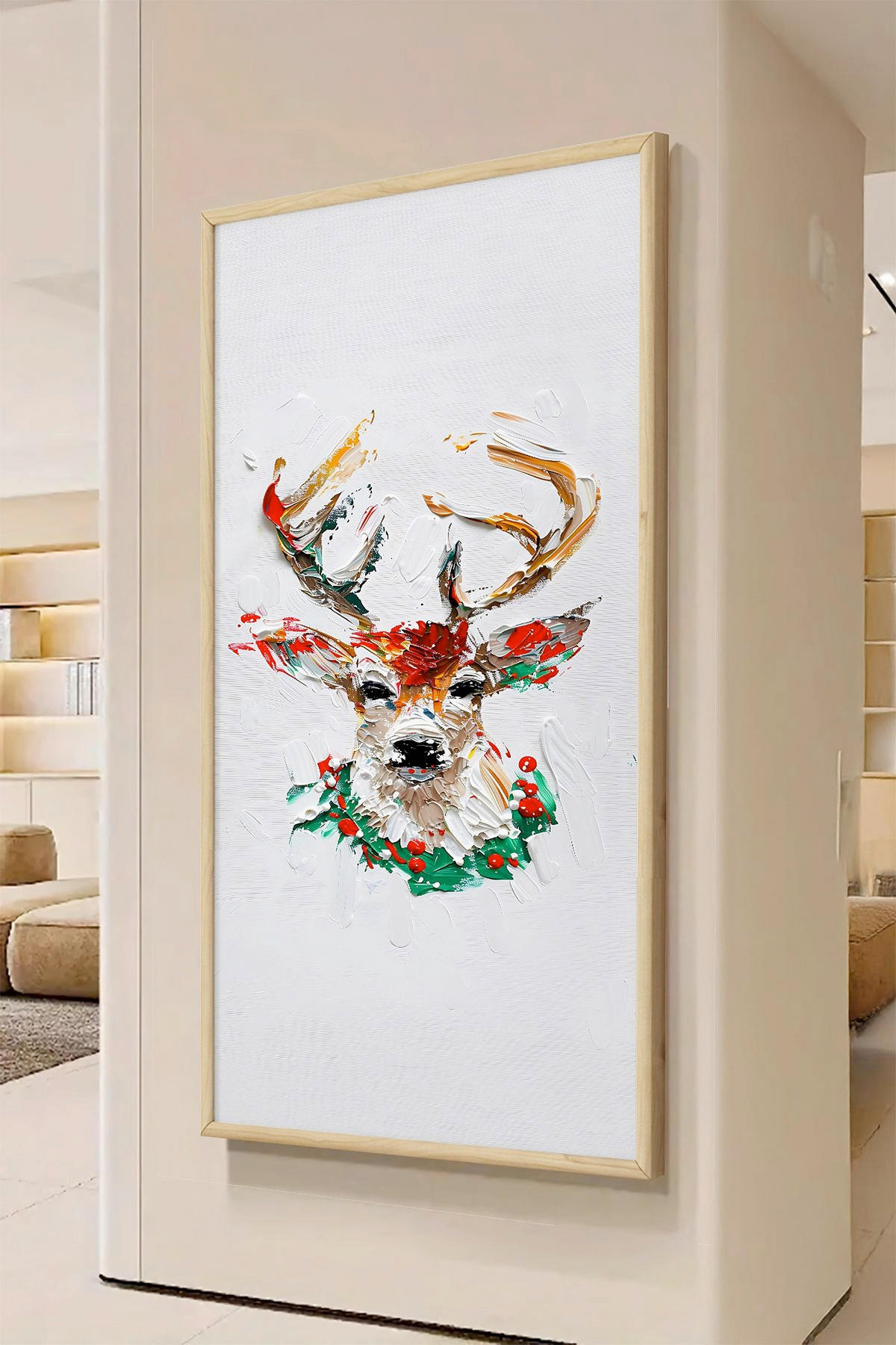 LEINWANDBILD Tiere Multicolor 120/50 cm  - Multicolor, Basics, Holz (120/50cm) - X-Mas