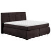 BOXSPRINGBETT 160/200 cm  in Dunkelbraun  - Wengefarben/Dunkelbraun, Konventionell, Holz/Textil (160/200cm) - Xora