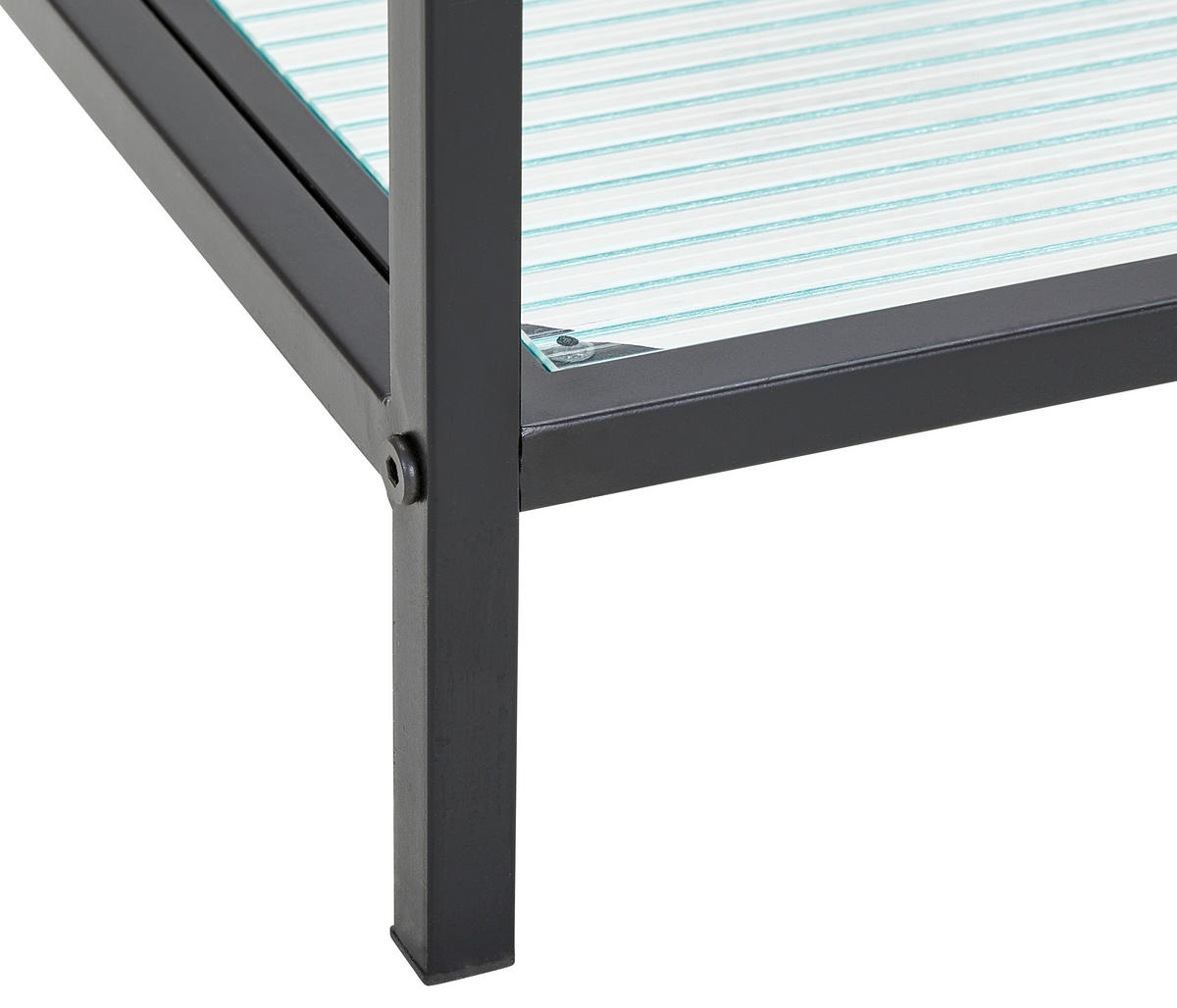 REGAL  42/64/35 cm Schwarz  - Schwarz, Design, Glas/Metall (42/64/35cm) - MID.YOU